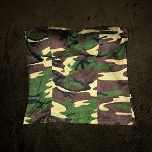 Forever21 Camo tube top